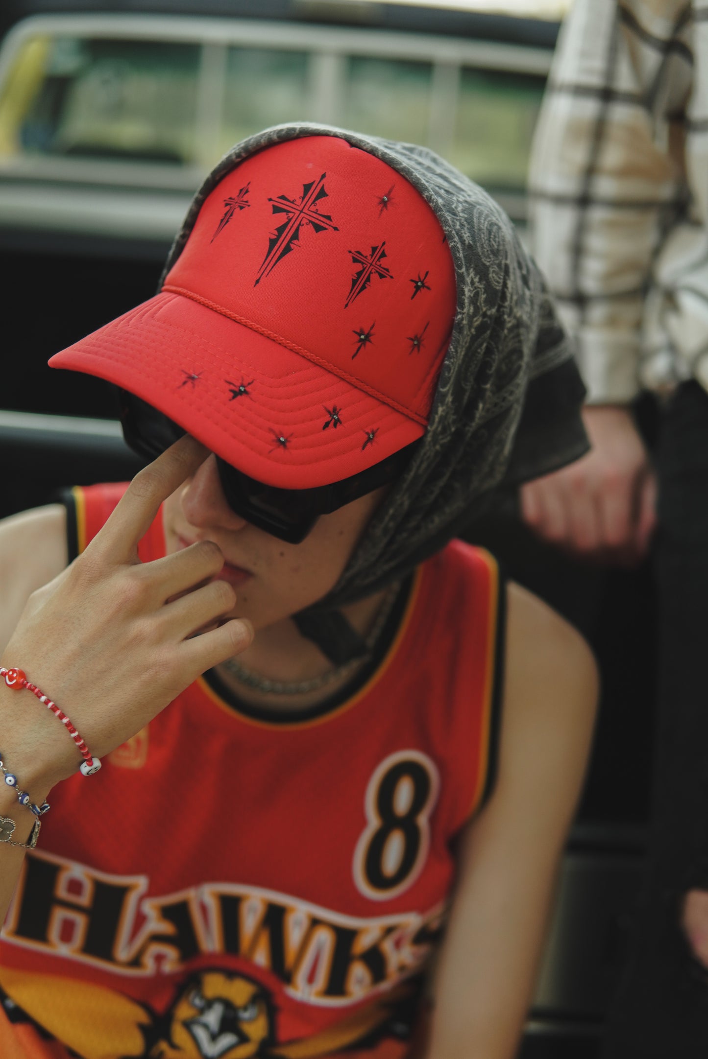 RED DIAMOND TRUCKER HAT