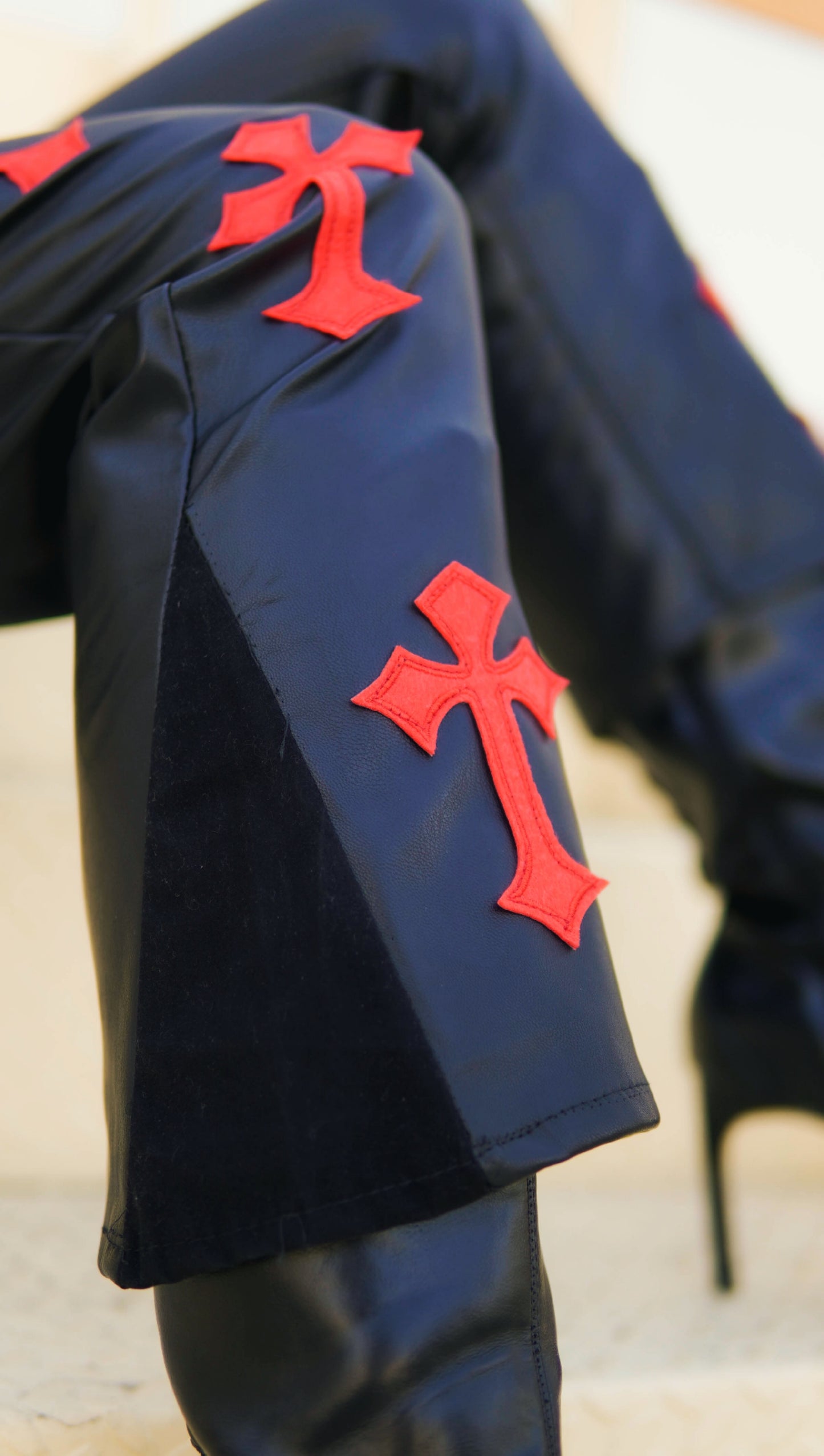 SS "COR" LEATHER PANTS 1 OF 1