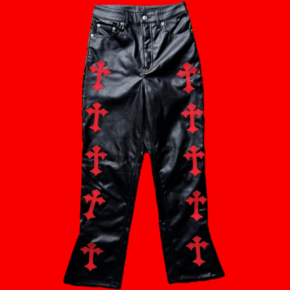 SS "COR" LEATHER PANTS 1 OF 1