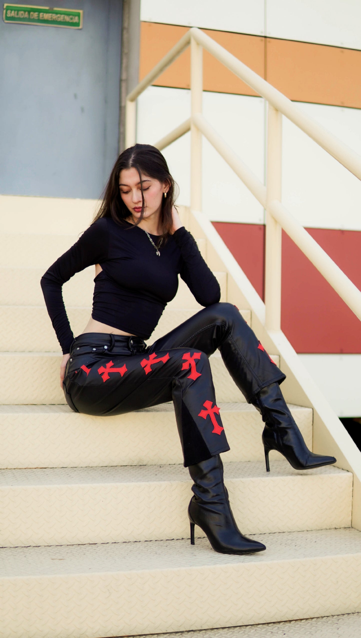 SS "COR" LEATHER PANTS 1 OF 1